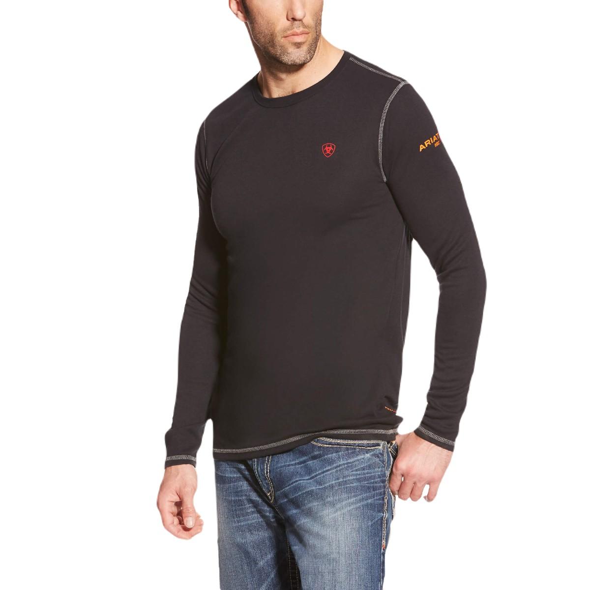 FCRB × POLARTEC BASE LAYER TOP 281Z Mens Polartec Power Grid Thermal Base Layer - Long